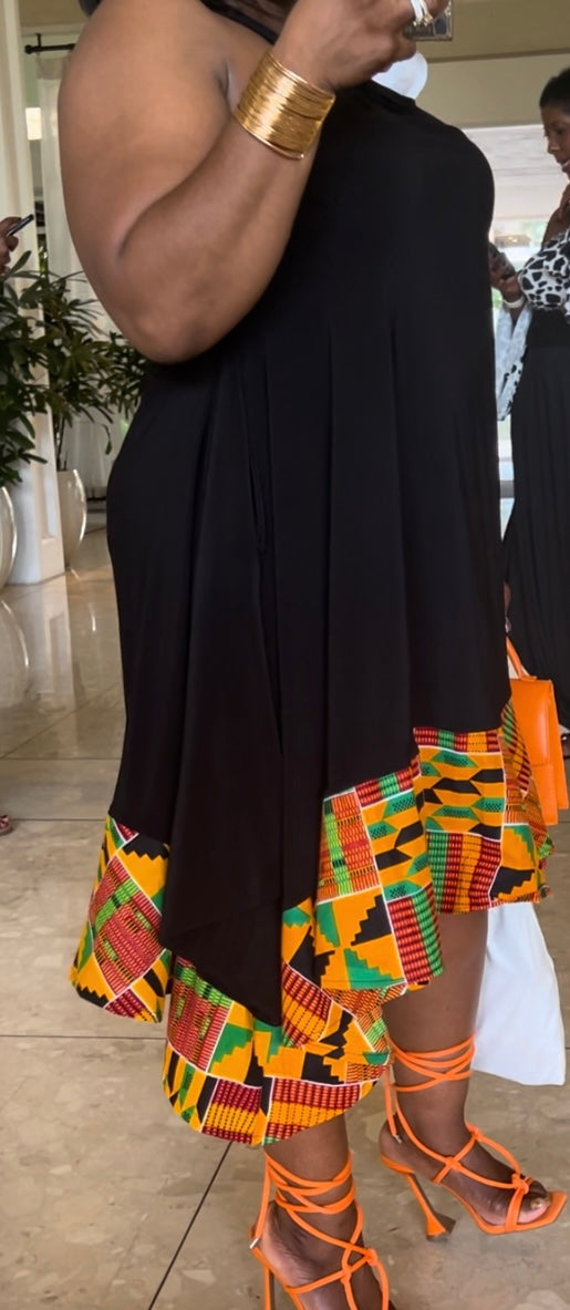 Sundress With Ankara Trim