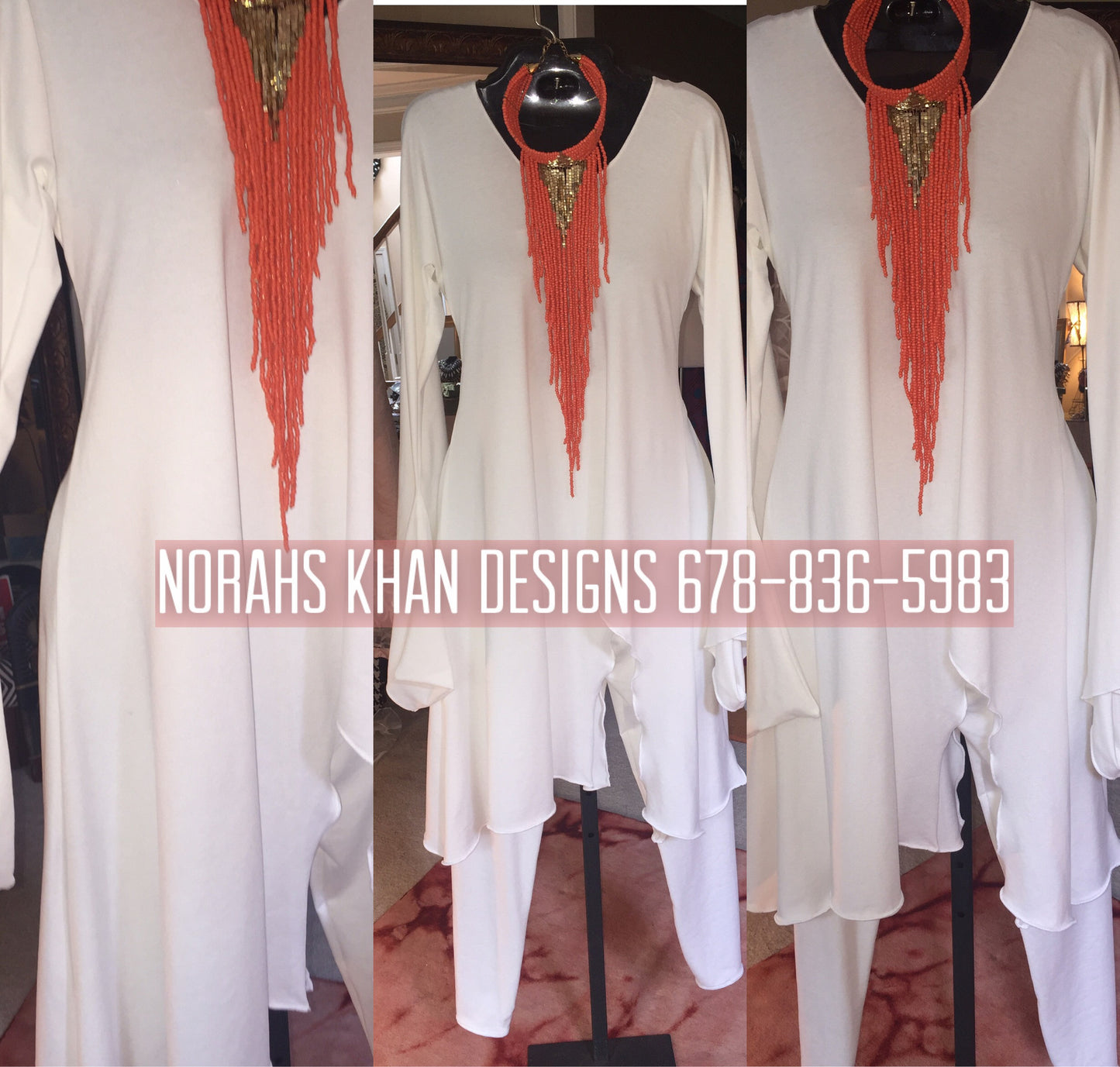 NK White Tunic and Leggins