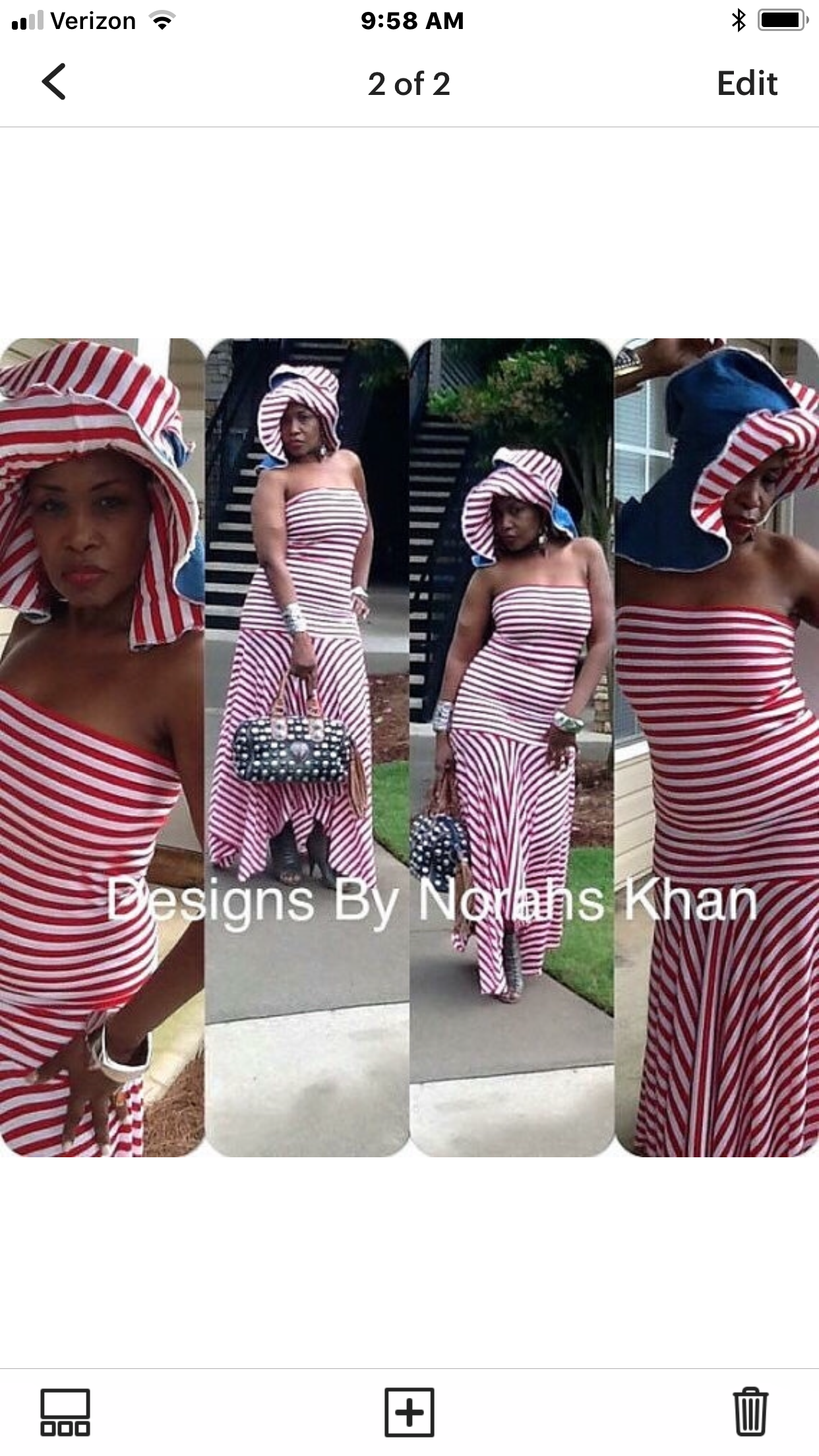 Dress and Hat Ensemble