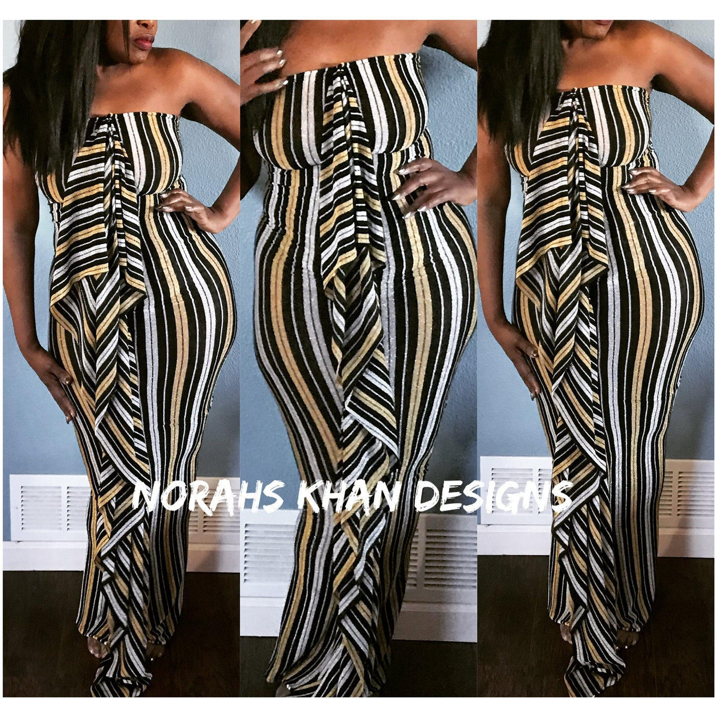 Ruffle Tube Dress
