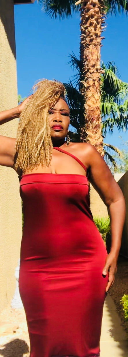 Cris Cross Halter Gown