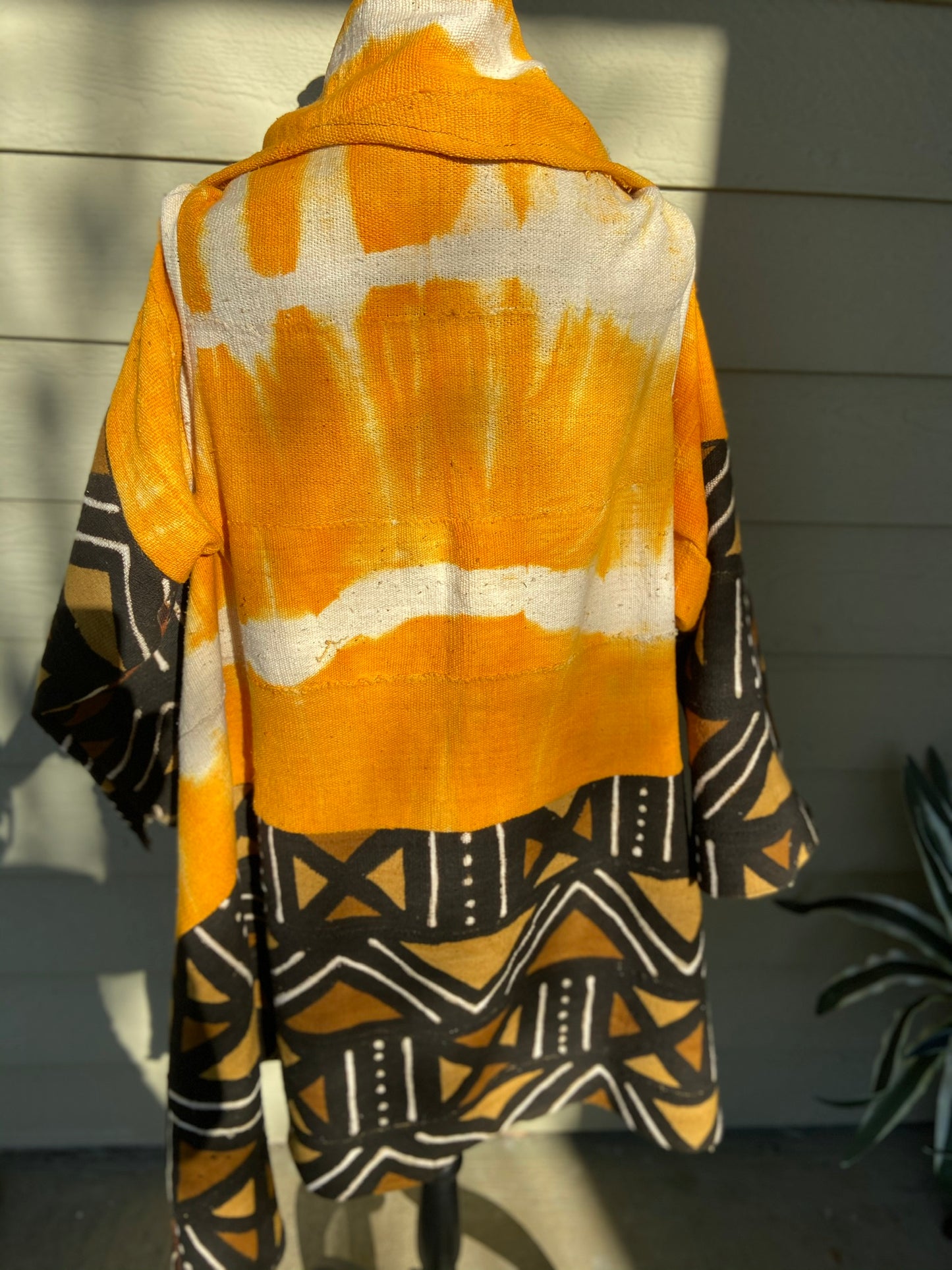 Mud Cloth Coat/Tye Dye
