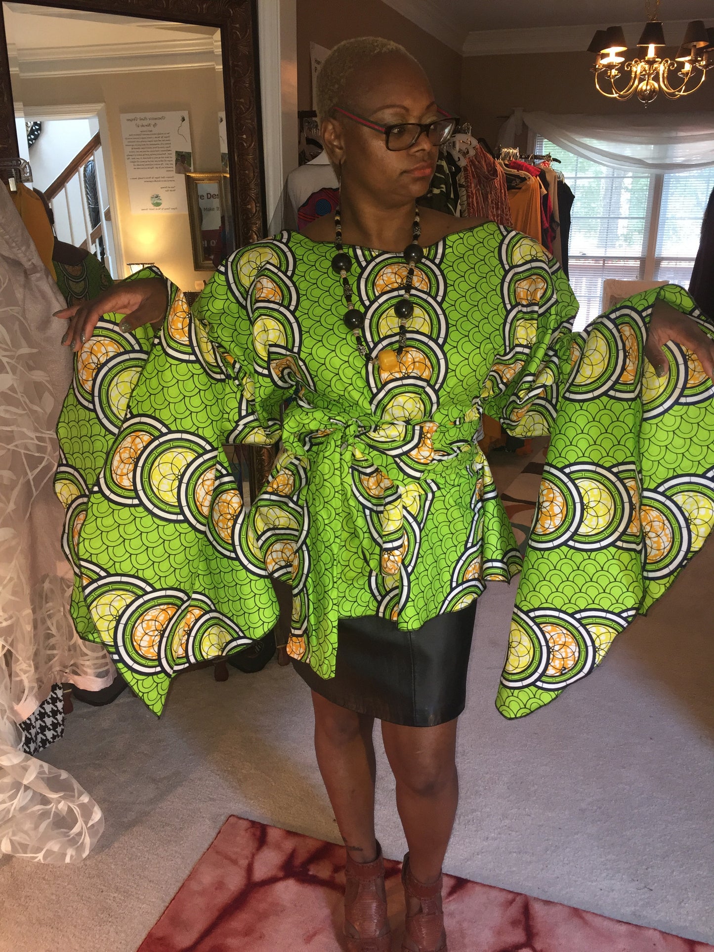 NK African Print Top