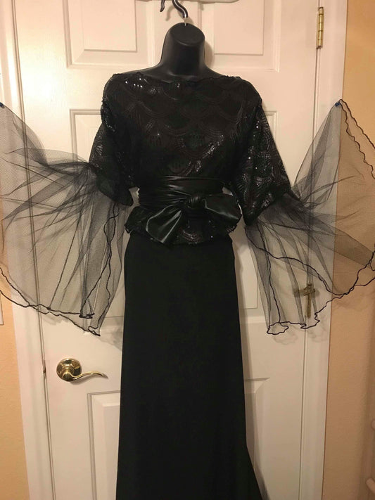 Black Sequin Top