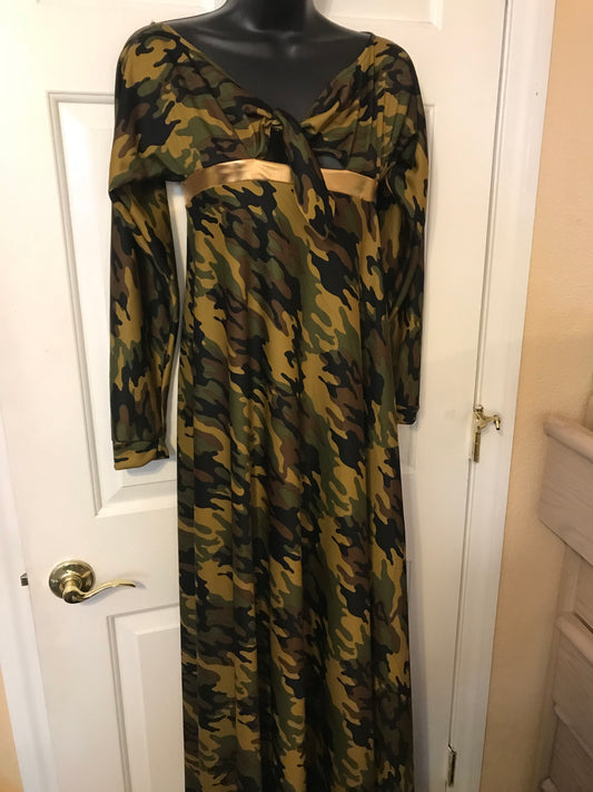 Camouflage Circle Dress