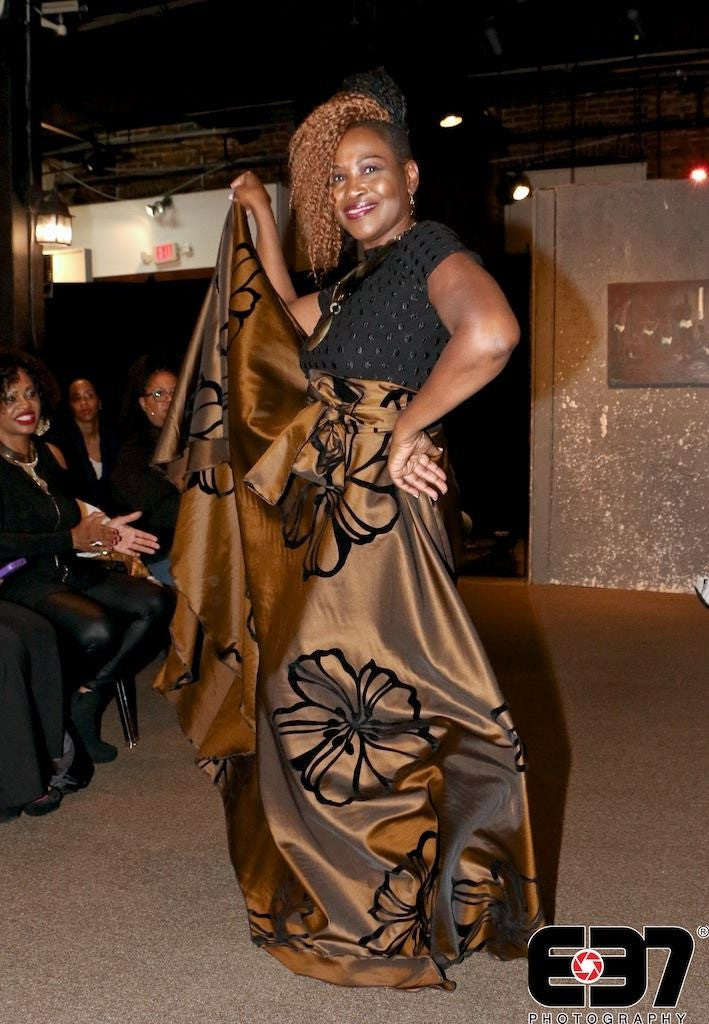 Bronze Formal Skirt
