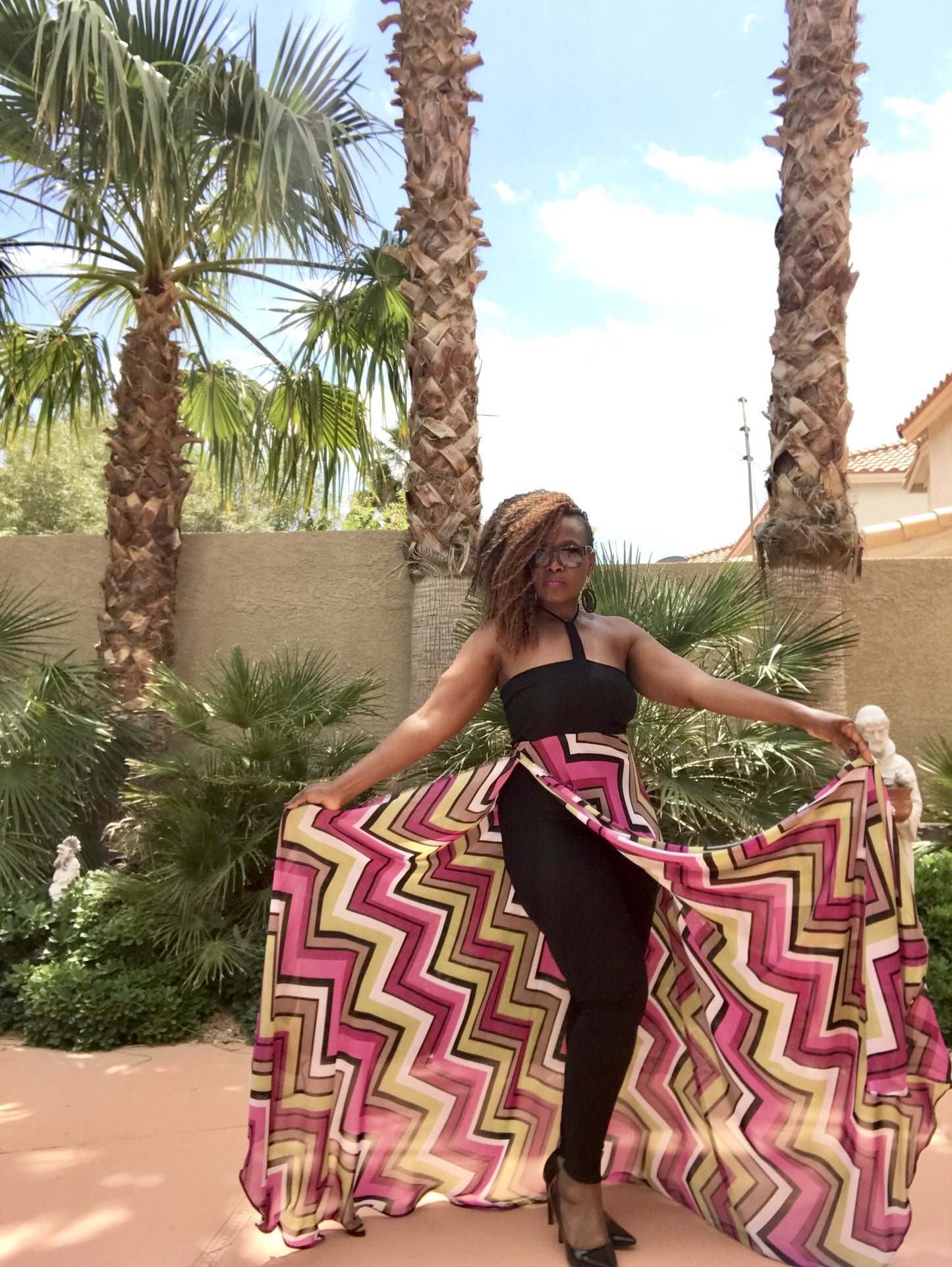 Rainbow Chevron Ensemble