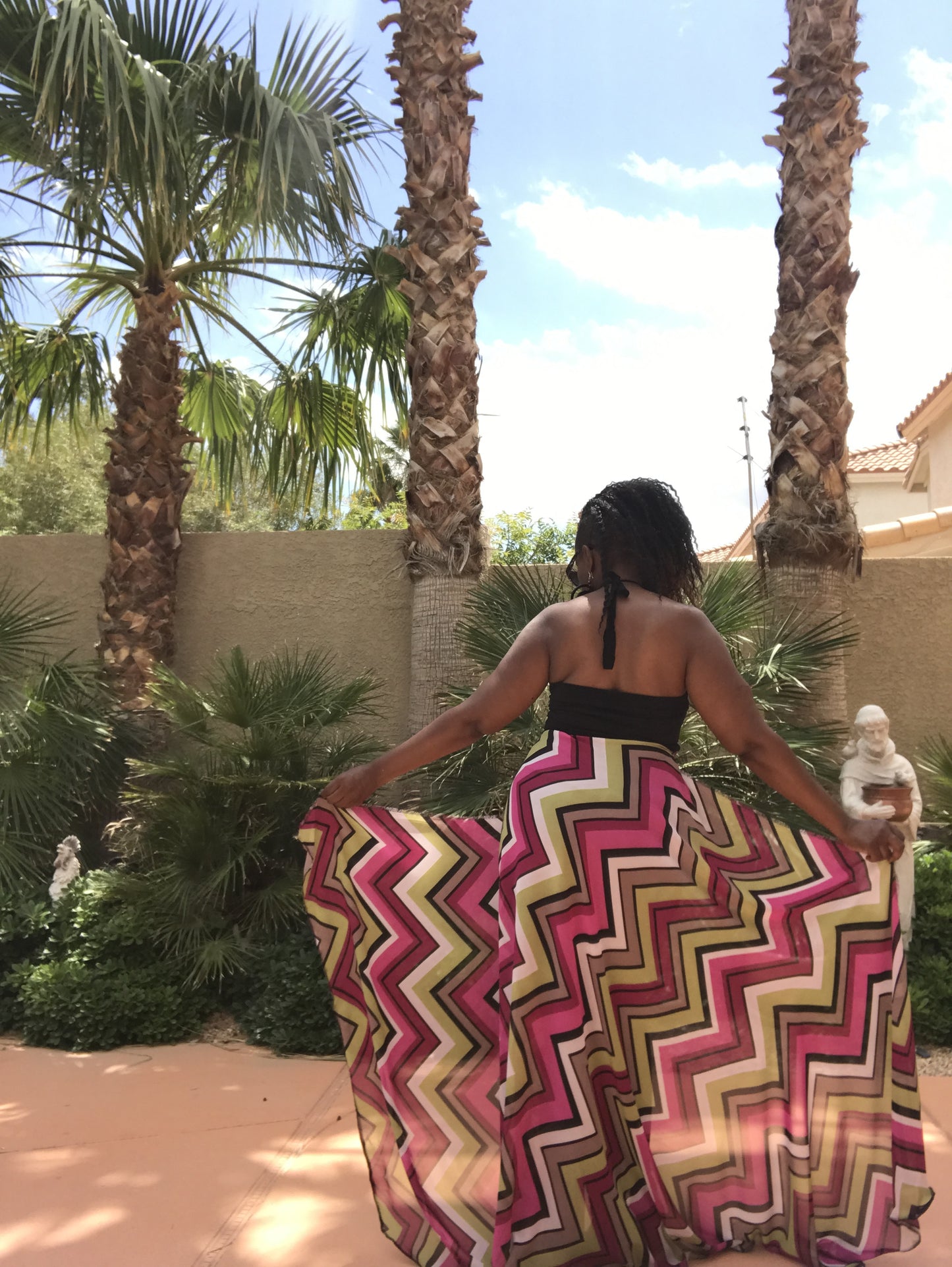 Rainbow Chevron Ensemble