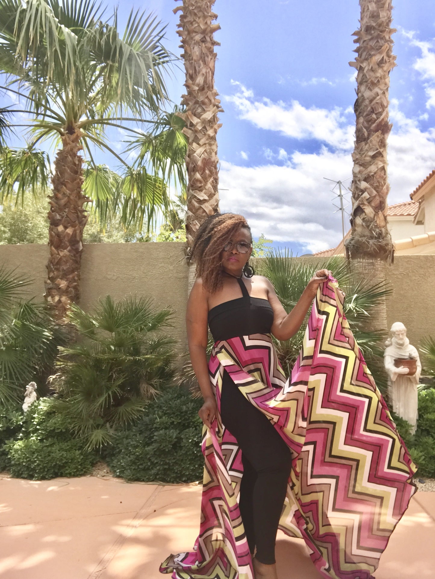 Rainbow Chevron Ensemble